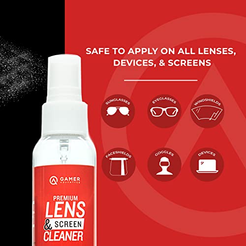 Gamer Advantage Eyeglass Lens Cleaner Streak Free Made in The USA