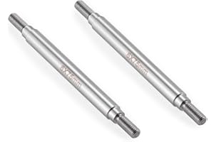 Zolikar RC Stainless Steel Suspension Links Chassis Linkage Set 75mm for 1/10 Scale SCX10 TRX4 RC Crawler