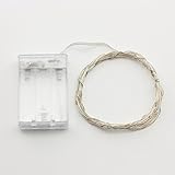 BOLWEO 10ft/3M 30LEDs Battery Powered Christmas Fairy String Lights, Purple Fairy String Lights for Home Bedroom Indoor Outdoor Christmas Tree Party Decoration