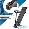 Walking Machine Folding Electric Treadmill Easy Assembly Fitness Motorized Running Jogging Machine portable slim low-noise for Office/Home Fitness