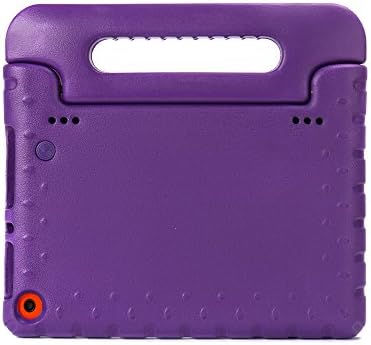 Kids Case for All New Fire HD 8, NEESI Shockproof Convertible Handle Light Weight Stand Cover for Amazon Kindle Fire HD 8 inch Tablet (7th Generation, 2017 Release) - Purple