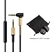 XCSOURCE 3.5mm Replacement Audio Aux Cable Headphone Cord with Mic and Volume Control + Carrying Pouch for Marshall Major II/Monitor/MID BT TH788