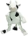 HuggleHounds Knottie Plush Dog Toy - Dog Stuffed Animal Toy, Puppy Toys, Squeaky Dog Toy for Small, Medium & Large Dogs, Durable Plush to Keep Them Busy - Dottie Cow, Large