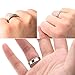Ring Size Adjusters for Loose Rings 3 Styles Invisible Ring Reducer Spacer Ring Guard with Jewelry Polishing Cloth and 2pcs Double-Sided Polishing Stick for Men Women Knuckles