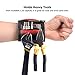 Magnetic Wristband, Dr.meter 2.2lb Capacity 18.9&10.6 Inches Length Magnetic Wrist Bands Tool Belt with Super Strong 15 Magnets, Best Birthday Holiday Gifts for Your Dad Boyfriend DIY Handyman Husband