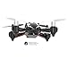 Babrit Elite 6-Axis Gyro RC Quadcopter 2.4Ghz 4-in-1 RC Drone Quadcopter RC Flying Car Remote Control Drone with HD Camera - Black