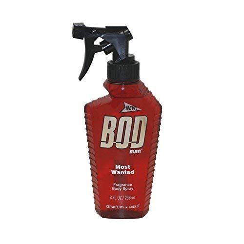 Bod Man Most Wanted By PARFUMS DE COEUR FOR MEN 8 oz Fragrance Body Spray
