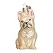 Old World Christmas Ornaments: French Bulldog Glass Blown Ornaments for Christmas Tree (12436)