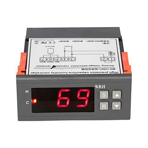 Shentesel Mini Digital Air Humidity Controller Meter with Sensor Measuring Tool 10A 1%-99% - 12V