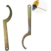YehVeh 2 Pack Coilover Wrench Spanner Set C-Shape Hook Wrenches Tool for 42mm-62mm Nut Motorcycle Dirt Bike Coil Over Suspension System Shock Absorber Adjustment