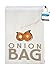 KitchenCraft Onion Bag, Canvas, Beige, 26 x 38 cm