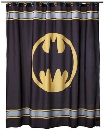 Amazon Com Dc Comics Batman Fabric Shower Curtain 70 X 72