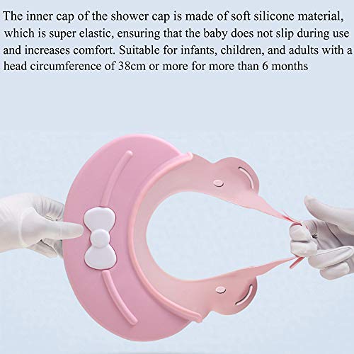 Baby Shower Cap Bath Visor wash Shampoo hat Prevent Water from Entering The Eyes and Ears Bathing tub Head Hair Rinser Shield Protection Kids and Toddler ...