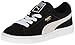 PUMA Suede Junior Sneaker (Little Kid/Big Kid) , Black/White, 2.5 M US Little Kid