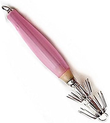 Yazhidafishingdeep Sea Fishing Lure Jig Cuttlefish Luminous Squid Hook Pack of 5 (pink, 4inch)