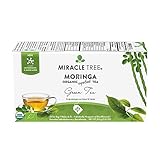 Miracle Tree - Organic Moringa Superfood Tea, 25 Individually Sealed Tea Bags, Green Tea