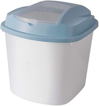 Amazon 米びつ 米櫃 米入れ 密閉 ライスストッカー 防湿シール お米収納庫 防虫 防湿 ライス箱 冷蔵庫に置いてもいい 一人暮らし 家庭用 保存容器 洗える 鮮度を保ち 高級感 キッチン用品 キッチン収納 収納 お米 コメ 15kg ブルー Davon 米びつ 通販