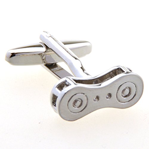 Bike Chain Cufflinks Bicycle Motorbike Motorcycle Link Part