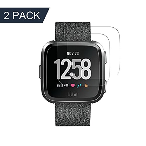 BBInfinite [2Pack] Fitbit Versa Screen Protector, Waterproof Tempered