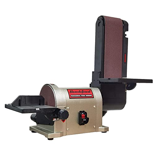 BUCKTOOL Bench Belt Disc Sander for Woodworking,4x36" Belt,6" Disc,5A