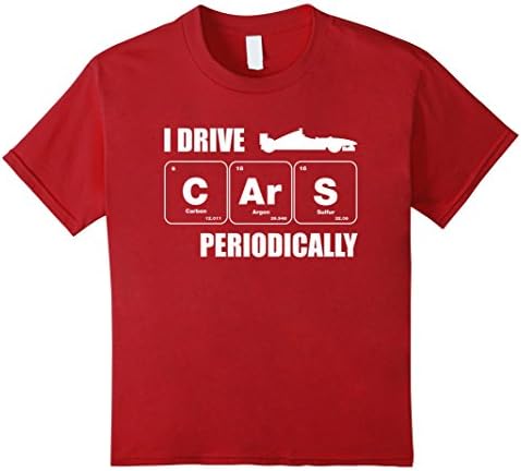 unisex-child Sport Race Car Driver Pilot Funny T-Shirt 12 Cranberry