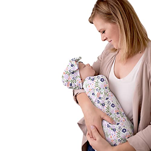 Itzy Ritzy Cocoon & Hat Swaddle Set, Cutie Cocoon Includes Name