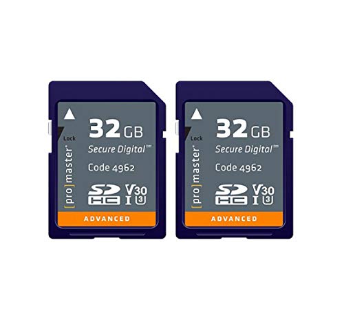 ProMaster 32GB Advanced SD Memory Card - Twin Pack