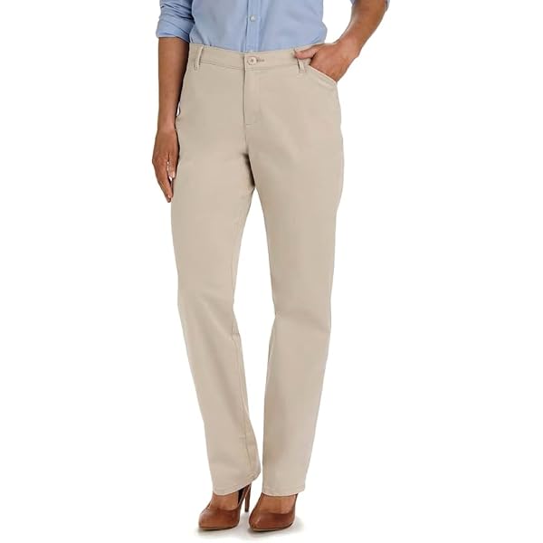 Women's Secretly Shapes Regular Fit Straight Leg Pant, Black, 2 at Amazon Women's  Clothing store