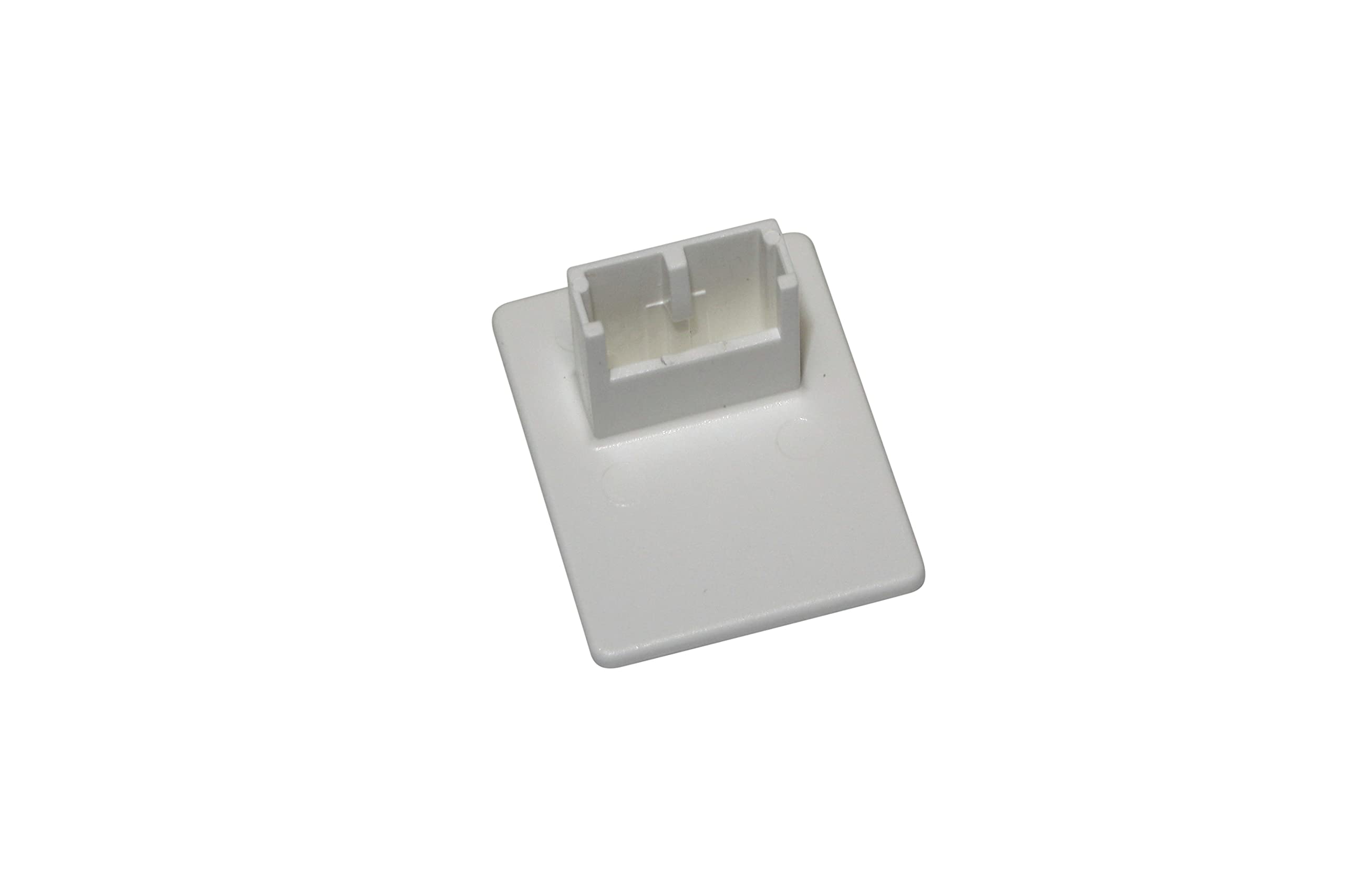 Gardinia adhesive carrier for Easyfix pleated blinds with 2 control rails, 4 pieces, plastic, white, 33421