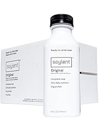 Soylent Meal Replacement Drink, Original, 14 oz Bottles, Pack of 12