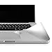 Kuzy - 15-inch Palmrest with Trackpad Skin Protector Sticker Cover Silver for MacBook Pro 15.4
