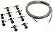 Blumat 10 Distributor Drippers with 3mm Tubing for Drip Irrigation and Automatic Watering | Drip Line System Parts (2 Pack (3mm))