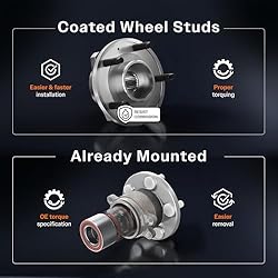 Kugel Front Wheel Bearing And Hub Assembly Pair