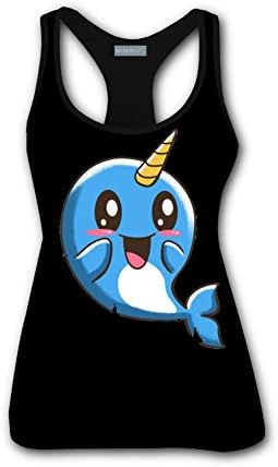 XINSHOIPA Narwhal Tank Top Sleeveless Graphics Tees for Women