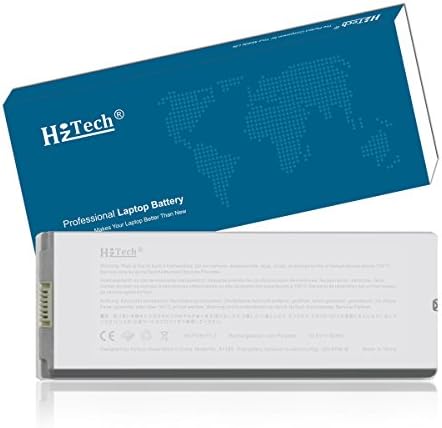 HzTech 60Wh Replacement A1185 Laptop Battery for Macbook 13 inch A1181 (Mid 2006 2007 2008 2009 Late 2006 2007 2008 Early 2008 2009 Version) A1185 Battery -10.8V/5600mAh