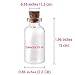 AS - 48Pack 10ml Glass storage bottle - Message Weddings Wish Jewelry Pendant Charms Kit Party Favors.