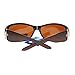 SA106 Anti Glare Polarized Womens Rhinestone Oval Rectangular Designer Sunglasses Brown