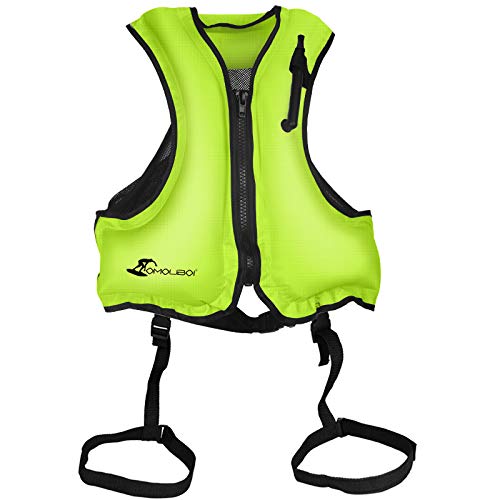 OMOUBOI Snorkel Vest Life Jacket Inflatable Kayak Life Vest for Adults