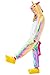 Kids Unicorn Onesie Pajamas Costume for Halloween Cosplay 140(Suggested Height: 55