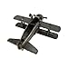 Miniature Biplane Die Cast Novelty Toy Plane Pencil Sharpener Aviator Gift