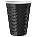 Amazon Brand - Solimo 18oz Disposable Plastic Party Cups, 200 Count, Black