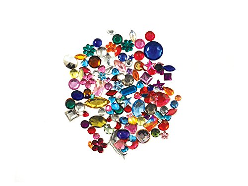 Forever in Time SE060 Gemstone Embellishments, Assorted Shapes, Colors and Sizes, 30gm