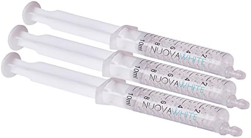 NUOVAWHITE Universal Dental Grade Whitening Gel Refill Syringe - Set of three, Teeth Whitening, Whitening Serum, Dental Whitening Gel, Whitening Refills