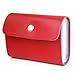 World Pride Red Soft Premium Leather Wallets Credit Card Holder ID Business Case Purse Unisex