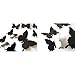 Somotersea 24PCS 3D Butterfly Wall Decal Removable Stickers Decor for Kids Room Decoration Home and Bedroom Mural Black