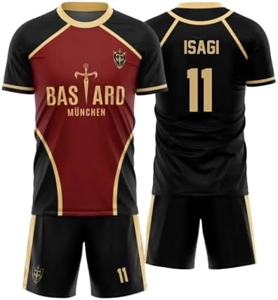BEAST HIGHLIGHT ギグァン グッズ ユニホーム サッカー ウェア Amazon.com: Isagi Yoichi Cosplay Costume Ness Michael Kaiser