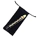 Premium Glass Tool Set for Dry Herb Leaves with Drawstring Bag (Gold)