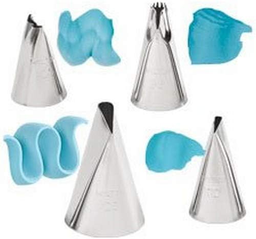 Wilton Decorating Tip Set 4/Pkg-Ruffles, #125, #102, #100 and #86, Other, Multicoloured, Stainless Steel - Image 5