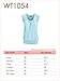 LL WT1054 Womens Solid Short Sleeve Sweetheart Top XXL RED