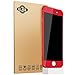 Red Screen Protector for iPhone 7 Plus, Anskp Soft Edge Tempered Glass Screen Protector Full Coverage for iPhone 7 Plus